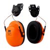 PELTOR™ Earmuffs, 28 dB, Orange, Helmet Mounted, H31P3AF